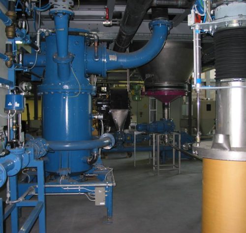 Luftstrahlmühle in der Produktion bei INTEGRAL