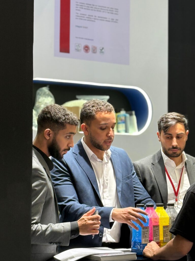 Sales Manager from Integral at the Technoprint Event in Kairo