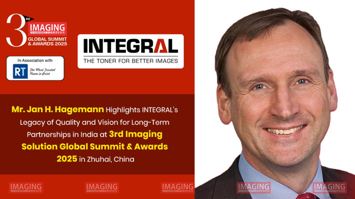 Mr. Hagemann at Imaging Solution Global Summit Awards 2025 in Zhuhai