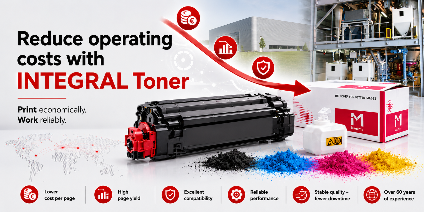 Reduce operating costs with INTEGRAL Toner